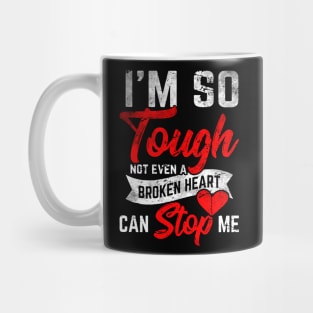 I Wear Red To Fight Heart Disease Awareness Heart Warrior Mug